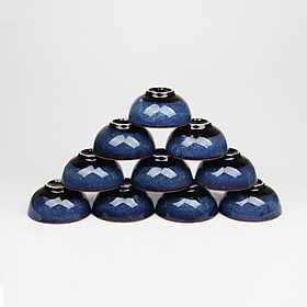 Mua Bộ bát cơm Bát Tràng men hỏa biến cao cấp - Khử sạch kim loại nặng - 11.5cm