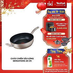 Chảo chiên chống dính sâu lòng Tefal Sensations 28 cm (H9109014)