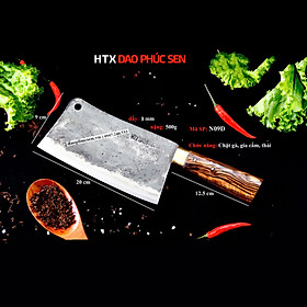 Mua Dao Phúc Sen Chặt Gà Cán Cẩm Khâu Đồng N09D
