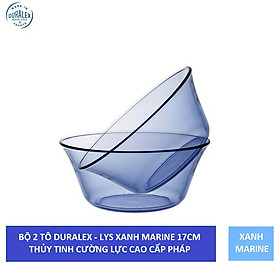 Mua {Hàng chính hãng} Bộ 2 tô Duralex - Lys 17cm Thủy tinh cường lực cao cấp Pháp