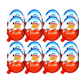 Lốc 24 quả Trứng Chocolate Kinder Joy For Boys 20gr (Kèm đồ chơi bé trai)