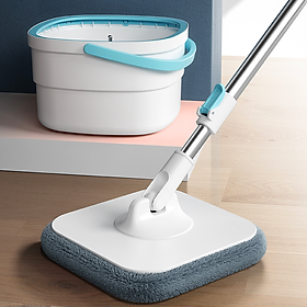 Mua Bộ Cây Lau Nhà Tự Vắt Thông Minh DAMAS S820   Thiết kế 2 ngăn chứa nước sạch và bẩn riêng biệt  kết hợp với công nghệ phun nước độc quyền giúp giặt sạch  tách chiết nước bẩn và vắt khô bông lau nhanh chóng  thùng nước nhỏ gọn tiết kiệm không gian lưu trữ