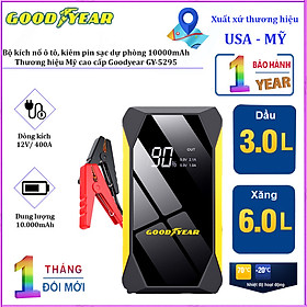 HÀNG NHẬP KHẨU - Bộ kík n.ổ ô tô, kiêm pin sạc dự phòng Goodyear GY-5295, 10000mAh