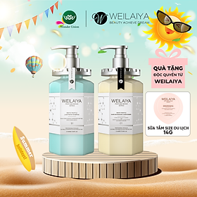Bộ dầu gội phục hồi đa tầng Nấm Truffle Weilaiya 450ml