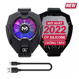 Mua Quạt Tản Nhiệt Điện Thoại Memo DL05 - Siêu lạnh  Hiển Thị Nhiệt Độ  LED RGB  Kẹp Thu Vào 2 Chiều ( Bảo Hành 1 Năm )