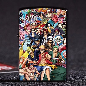 Bật Lửa zipo OnePiece nhóm hải tặc đại hành trình Sơn Tĩnh Điện Hột Quẹt Xăng Đá 1627 Anime2 7