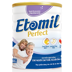 Sữa Cho Người Lớn Tuổi, Người Ốm Bệnh Etomil Perfect 900G