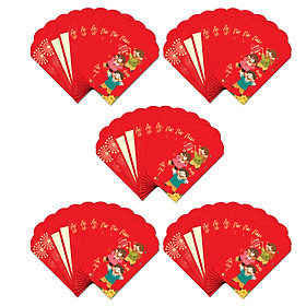 Combo 50 cái bao lì xì nhỏ + tặng 20 thẻ treo cành mai/đào (mẫu ngẫu nhiên)-BLX01