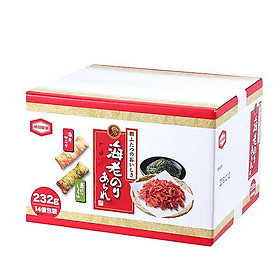Bánh gạo cuộn tôm rong biển Kameda Nhật Bản 232g