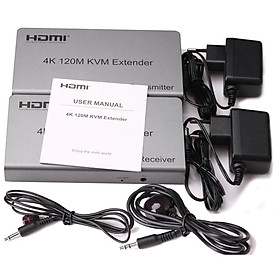 Mua Bộ Khuếch Đại Tín Hiệu HDMI Extender Qua LAN Kéo Dài 120 mét Độ Phân Giải 4K - Tích Hợp Cổng USB Điều Khiển Chuột và Bàn Phím - Có Cổng Hồng Ngoại IR Điều Khiển TV