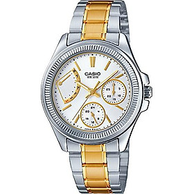 Đồng hồ nữ dây thép không gỉ Casio LTP-2089SG-7AVDF