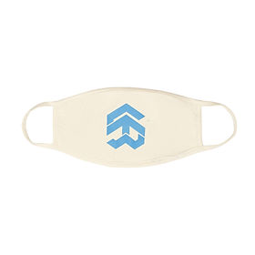 5THEWAY /solid/ Big Logo Mask in PRISTINE aka Khẩu Trang Kem