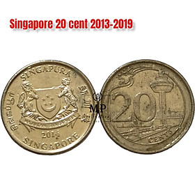 Mua Đồng xu Singapore 20 cent 2013-2019