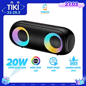 Mua Loa Bluetooth ACOME Công Suất 20W Hiệu Ứng LED RGB Chống Nước IPX7 30H Sử Dụng - Hàng Chính Hãng