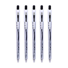 Vỉ 5 Bút Bi 0.5 mm Treeden - Thiên Long TL-079 - Mực Đen