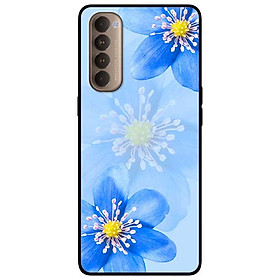 Ốp lưng dành cho Oppo Reno 4 Pro mẫu Hoa Lan Xanh