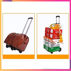 Mua Xe kéo đi chợ có 4 bánh xe siêu nhẹ - Xe kéo đi chợ - Xe đẩy hàng