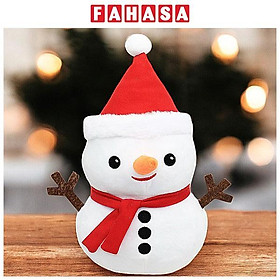 Thú Nhồi Bông Người Tuyết Giáng Sinh 30 cm - Hoàng Thu HT8214