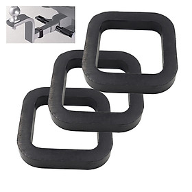 2inch Hitch Receiver  Pad Rubber Universal for Trailer SUV Car  3Pcs