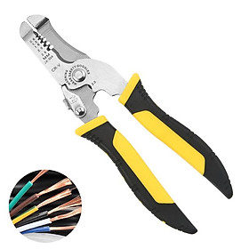 Mua Kìm tuốt dây đa năng thép CRV cao cấp tay cầm chống trượt  có khóa an toàn 182mm