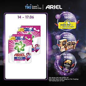 Combo 2 Nước Giặt Ariel Matic Hương Downy 3.2kg