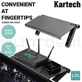Mua Giá Để Đồ Gác Trên Màn Hình Máy Tính - Tivi Q10 - Screen Top Shelf - Khay Để 32CM - Chốt Khóa Chặt Và An Toàn