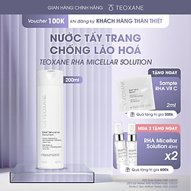 Nước tẩy trang RHA chống lão hóa 3 TRONG 1 Teoxane RHA Micellar Solution