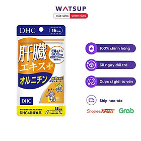 DHC LIVER ESSENCE + ORNITHINE - Viên uống tă.ng cườ.ng chức năng gan cho người ngh.iện rượu - Viên uống bảo vệ gan