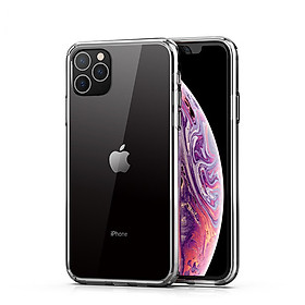 Ốp lưng silicon chống sốc cho iPhone 11 Pro (5.8 inch) hiệu Likgus Crashproof (siêu mỏng, chống chịu mọi va đập, chống ố vàng) - Hàng nhập khẩu - Trong suốt