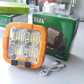 Mua Đèn led tích điện sử dụng năng lượng mặt trời hoặc sạc điện 220V D5 60 led siêu sáng thời gian sử dụng lâu lên đến 10h đèn năng lượng mặt trời 100W