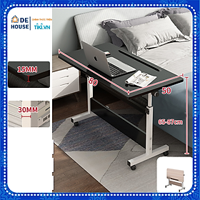 Mua Bàn Làm Việc Tăng Giảm Chiều Cao Điều Chỉnh Độ Nghiêng  Bàn Học Gấp Gọn Có Bánh Xe Kích Thước 80x50cm