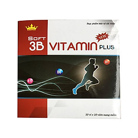 Viên uống Soft 3b Vitamin plus Kingphar New, hộp 100v