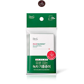 Giấy Thấm Dầu Cho Da Nhạy Cảm Dr.G R.E.D Blemish Oil Control Paper 70 miếng