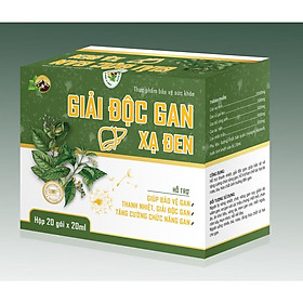 Thực Phẩm Bảo Vệ Sức Khỏe Giải Độc Gan Xạ Đen