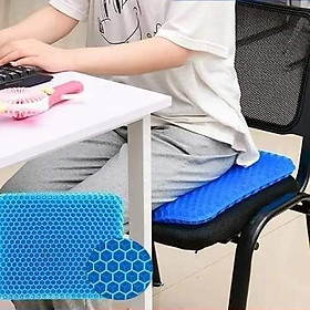 Mua Đệm cao su 3D lót ghế ngồi thoáng khí phù hợp cho nhiều loại ghế - Đệm ngồi 3D dạng tổ ong co dãn đàn hồi cao