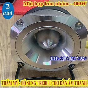 Mua CẶP TREBLE LỚN CAO CẤP 400W SPS AUDIO NHẬP KHẨU + CHÂN + TỤ - VÀNH NHÔM - GIÁ 2 LOA