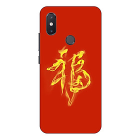 Ốp lưng điện thoại Xiaomi Mi 8 SE hình Họa Tiết Vàng - Hàng chính hãng