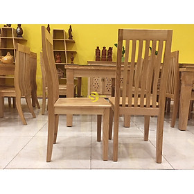 Mua Bộ bàn ăn gỗ sồi chữ nhật tiêu chuẩn xuất khẩu