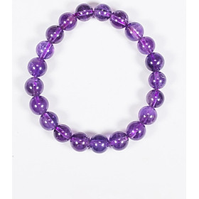 Vòng tay phong thủy đá thạch anh tím mệnh hỏa , thổ - Ngọc Quý Gemstones