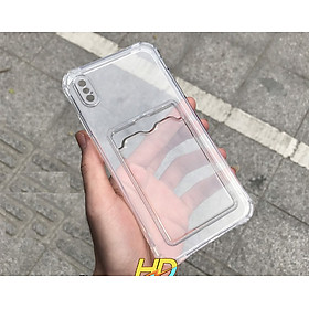 Ốp Lưng Cài thẻ Cho iPhone 14 Pro Max, 14 Pro, 13 pro Max, 13 Pro, 12 Pro Max, 12 Pro, 11 Pro Max, Xs Max Trong suốt, bảo vệ camera, cài thẻ tiện lợi