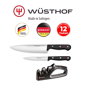 Bộ dao 3 món Wusthof Gourmet - Sản xuất tại Đức - Hàng chính hãng