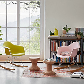 Mua GHẾ EAMES MẶT NHỰA CÓ TAY CHÂN MẠ CROM NHIỀU MÀU SẮC