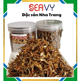 Cá cơm rim, đặc sản Nha Trang, cay cay xốp giòn, hộp 500g - Seavy
