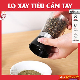 Mua Lọ Xoay Tiêu Thủy Tinh Lọ Xay Hạt Tiêu Cầm Tay Siêu Nhanh Sang Trọng - Giao Màu Ngẫu Nhiên