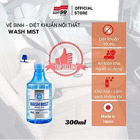 Chai Xịt Vệ Sinh Và Khử Mùi Nội Thất Ô Tô Đa Năng Wash Mist L-82 SOFT99 Japan 300ml