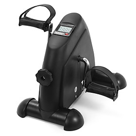 Mini Pedal Stepper Exercise Machine LCD Display Indoor Cycling Bike Stepper with Adjustable Resistance For Home Office