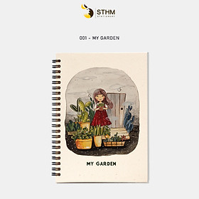 MY GARDEN - Sổ tay bìa cứng - A5 - STHM Stationery