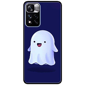 Ốp lưng Redmi Note 11 - 11s 4G - 11 5G - 11 Pro Quốc Tế - 11 Pro Xách Tay - Bóng Trắng Nền Xanh - Hàng Chính Hãng