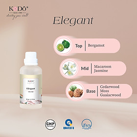 Tinh dầu nước hoa kodo elegant thanh lịch - làm thơm phòng, không gian, quần áo - classic collection - 10ml,50ml,100ml,500ml