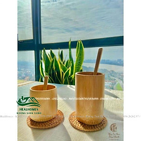 Mua Bàn ghế ban công tre cao cấp  trang trí sân vườn  quán cafe  bàn ghế uống nước  thư giãn  đọc sách  xem tivi / HealHomes